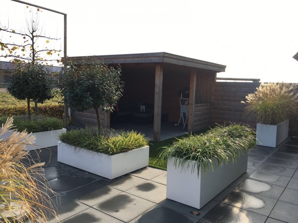 tuin aanleggen met weinig onderhoud