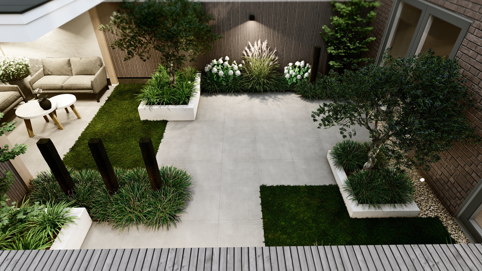 ontwerp moderne tuin