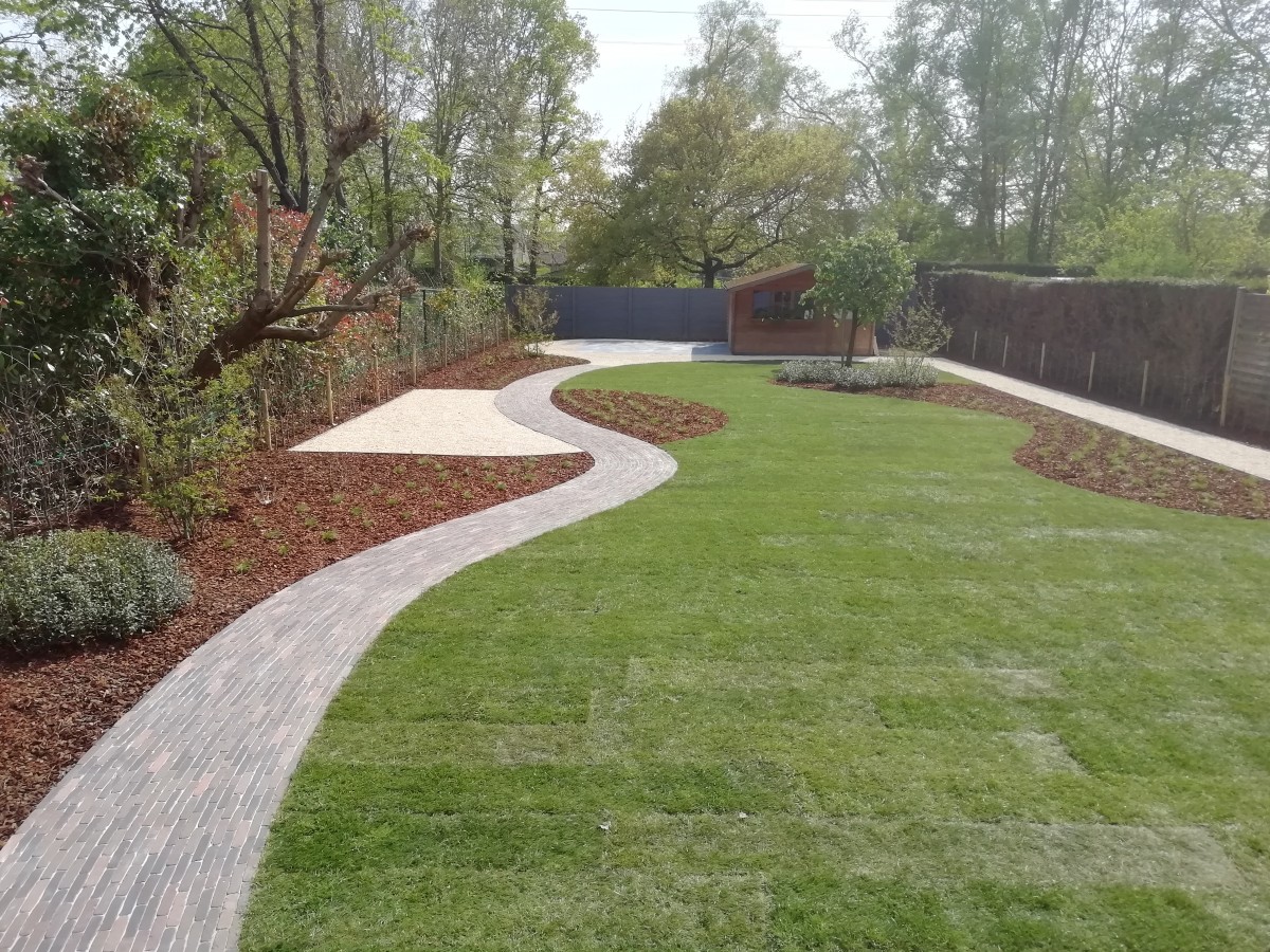 lange smalle tuin ontwerp