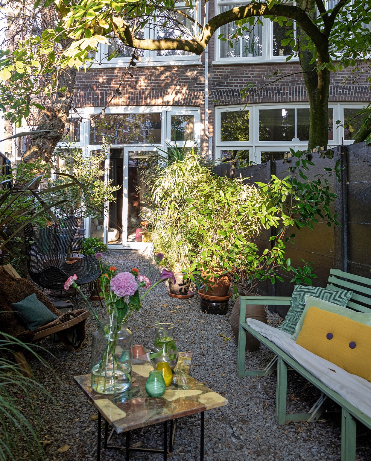 lange tuin inrichten